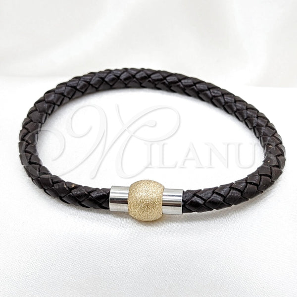 Pulsera Elegante 03.116.0065.1.08 Acero Inoxidable, Pulido, Dos Tonos (01 MM Thickness, 1 Inches Length)
