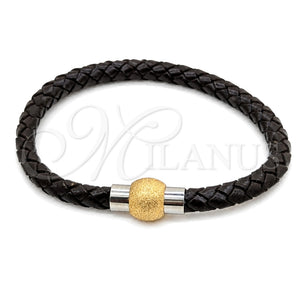 Pulsera Elegante 03.116.0065.1.08 Acero Inoxidable, Pulido, Dos Tonos (01 MM Thickness, 1 Inches Length)
