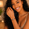 Pulsera Elegante 03.116.0065.2.08 Acero Inoxidable, Pulido, Dos Tonos (01 MM Thickness, 1 Inches Length)