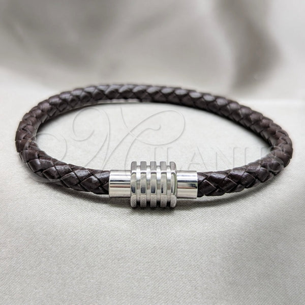 Pulsera Elegante 03.116.0068.08 Acero Inoxidable, Pulido, Dos Tonos (01 MM Thickness, 1 Inches Length)
