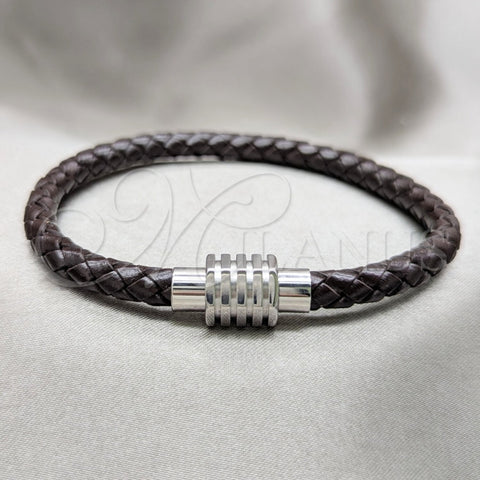 Pulsera Elegante 03.116.0068.08 Acero Inoxidable, Pulido, Dos Tonos (01 MM Thickness, 1 Inches Length)