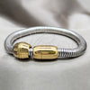 Pulsera Elegante 03.116.0074.07 Acero Inoxidable, Pulido, Dos Tonos (01 MM Thickness, 7 Inches Length)