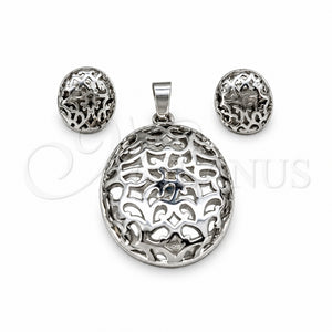 Collar y Dije 06.116.0190.1 Acero Inoxidable, Pulido, Rodinado