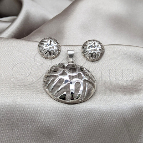 Collar y Dije 06.116.0191 Acero Inoxidable, Pulido, Rodinado