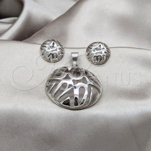 Collar y Dije 06.116.0191 Acero Inoxidable, Pulido, Rodinado