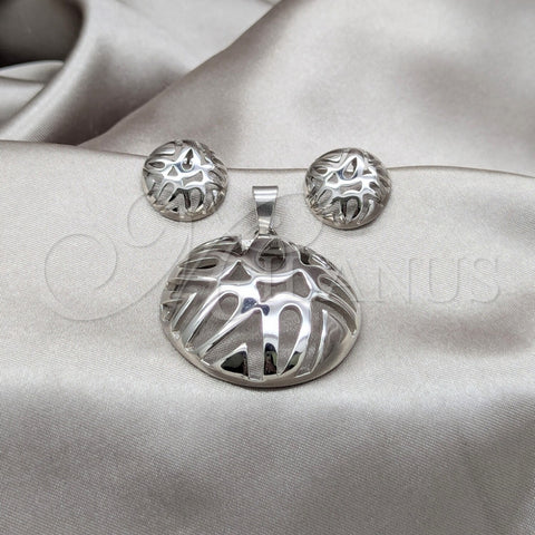 Collar y Dije 06.116.0191 Acero Inoxidable, Pulido, Rodinado
