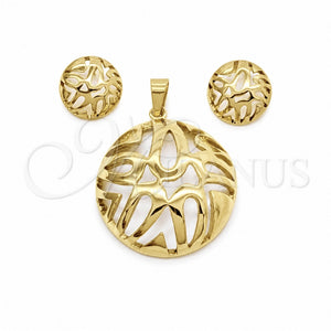 Collar y Dije 06.116.0191.1 Acero Inoxidable, Pulido, Tono Dorado