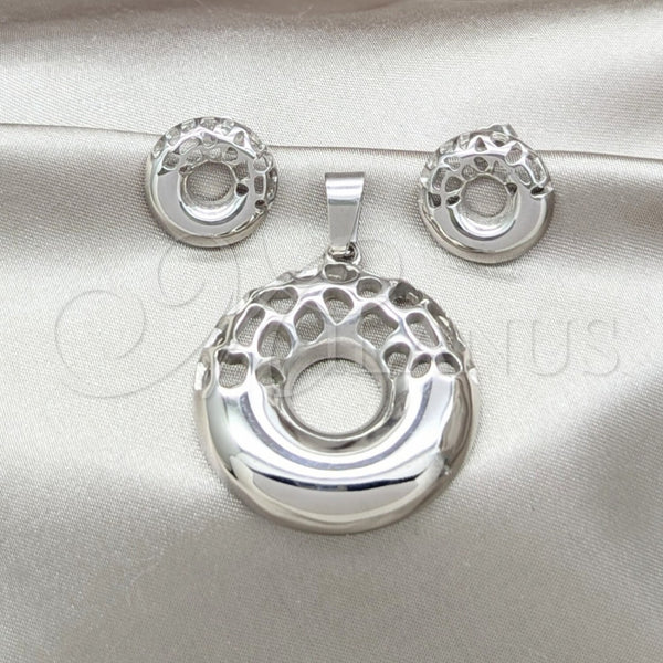 Collar y Dije 06.116.0194 Acero Inoxidable, Pulido, Rodinado