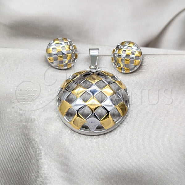 Collar y Dije 06.116.0200 Acero Inoxidable, Pulido, Dos Tonos