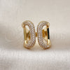 Anillo Multi Piedra 01.283.0064 Oro Laminado, con Blanca Zirconia Cubica, Pulido, Tono Dorado (One size fits all)