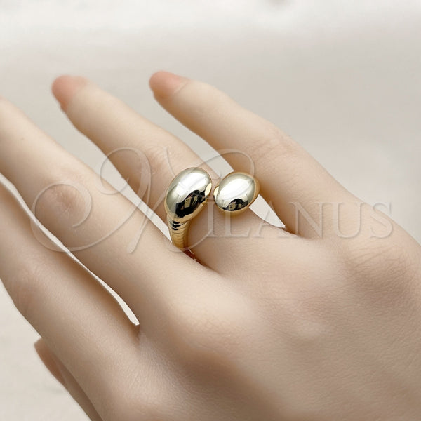 Anillo Elegante 01.213.0074 Oro Laminado, Pulido, Tono Dorado (One size fits all)