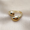 Anillo Elegante 01.213.0074 Oro Laminado, Pulido, Tono Dorado (One size fits all)