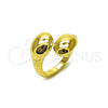 Anillo Elegante 01.213.0074 Oro Laminado, Pulido, Tono Dorado (One size fits all)