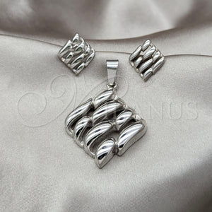 Collar y Dije 06.116.0206 Acero Inoxidable, Pulido, Rodinado