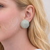 Arete Dormilona 02.436.0030.1 Rodio Laminado, con Zirconia Cubica Blanca, Pulido, Rodinado