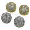 Arete Dormilona 02.436.0030.1 Rodio Laminado, con Zirconia Cubica Blanca, Pulido, Rodinado