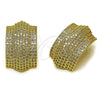 Arete Dormilona 02.436.0036 Oro Laminado, con Blanca Zirconia Cubica, Pulido, Tono Dorado