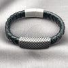 Pulsera Elegante 03.450.0002.09 Acero Inoxidable, Pulido, Tono Plateado (Thickness, 9 Inches Length)