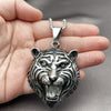 Collares con Dije 04.222.0001.24 Acero Inoxidable, Pulido, Tono Plateado (03 MM Thickness, 24 Inches Length)