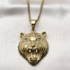 Collares con Dije 04.222.0001.1.20 Acero Inoxidable, Pulido, Tono Dorado (03 MM Thickness, 20 Inches Length)
