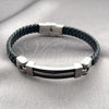Pulsera Elegante 03.219.0003.09 Acero Inoxidable, Pulido, Tono Plateado (10 MM Thickness, 9 Inches Length)