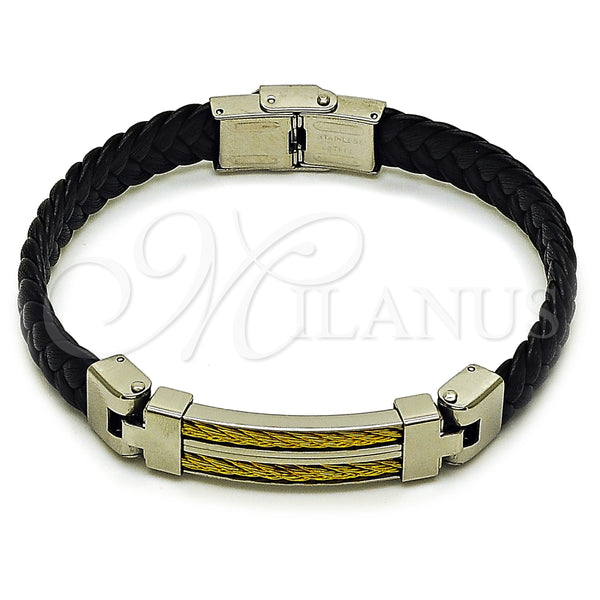 Pulsera Elegante 03.219.0003.1.09 Acero Inoxidable, Pulido, Dos Tonos (10 MM Thickness, 9 Inches Length)