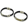 Pulsera Elegante 03.219.0003.1.09 Acero Inoxidable, Pulido, Dos Tonos (10 MM Thickness, 9 Inches Length)