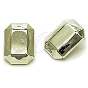 Arete Dormilona 02.455.0010 Rodio Laminado, Pulido, Rodinado