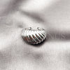 Anillo Elegante 01.213.0046.1 Rodio Laminado, Diseño de Torcido, Pulido, Rodinado (Talla Unica)