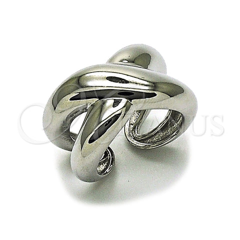 Anillo Elegante 01.213.0043.1 Rodio Laminado, Pulido, Rodinado (Talla Unica)