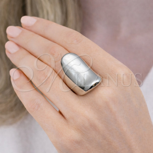 Anillo Elegante 01.213.0039.1 Rodio Laminado, Pulido, Rodinado (Talla Unica)