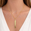Dije Elegante 05.458.0004 Oro Laminado, Diseño de Pescado, con Zirconia Cubica Rubi, Pulido, Tono Dorado