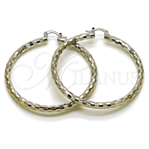 Argolla Grande 5.139.028.1.60 Rodio Laminado, Diamantado, Rodinado