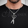 Collares con Dije 04.461.0001.24 Acero Inoxidable, Diseño de Box, Pulido, Tono Plateado (Grosor 03 MM, 24 Pulgadas de Largo)