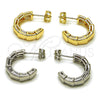 Argolla Pequeña 02.163.0416.20 Oro Laminado, Diseño de Serpiente, Pulido, Tono Dorado