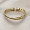 Aro Individual 07.213.0027 Oro Laminado, Diamantado, Tono Dorado (Grosor 09.8 MM, Talla 1 (1,50 de Diámetro))