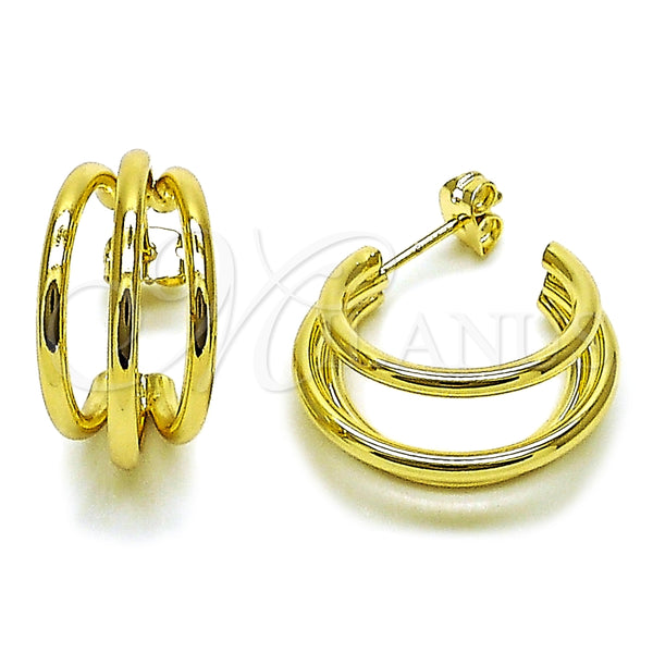 Argolla Pequeña 02.213.0944.23 Oro Laminado, Pulido, Tono Dorado