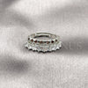 Anillo Multi Piedra 01.266.0087.5 Rodio Laminado, con Zirconia Cubica Blanca, Pulido, Rodinado (Talla Unica)