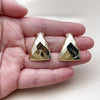 Arete Dormilona 02.467.0006 Acero Inoxidable, Pulido, Tono Dorado