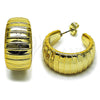 Argolla Mediana 02.467.0011.30 Acero Inoxidable, Pulido, Tono Dorado