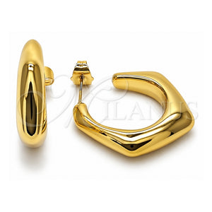 Argolla Mediana 02.467.0018.25 Acero Inoxidable, Pulido, Tono Dorado