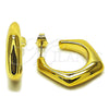 Argolla Mediana 02.467.0018.25 Acero Inoxidable, Pulido, Tono Dorado