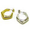 Argolla Mediana 02.467.0018.25 Acero Inoxidable, Pulido, Tono Dorado