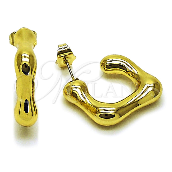 Argolla Pequeña 02.467.0025.25 Acero Inoxidable, Pulido, Tono Dorado