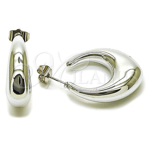 Argolla Pequeña 02.467.0019.1.25 Rodio Laminado, Pulido, Rodinado