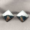 Arete Dormilona 02.467.0004.1 Rodio Laminado, Pulido, Rodinado