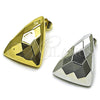 Arete Dormilona 02.467.0006.1 Rodio Laminado, Pulido, Rodinado