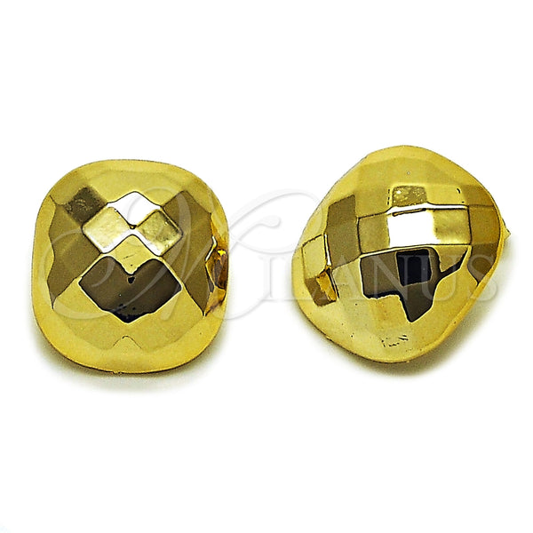 Arete Dormilona 02.467.0030 Acero Inoxidable, Pulido, Tono Dorado