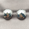 Arete Dormilona 02.467.0030.1 Rodio Laminado, Pulido, Rodinado