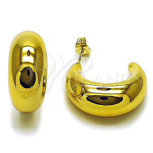 Argolla Mediana 02.467.0037.30 Acero Inoxidable, Pulido, Tono Dorado